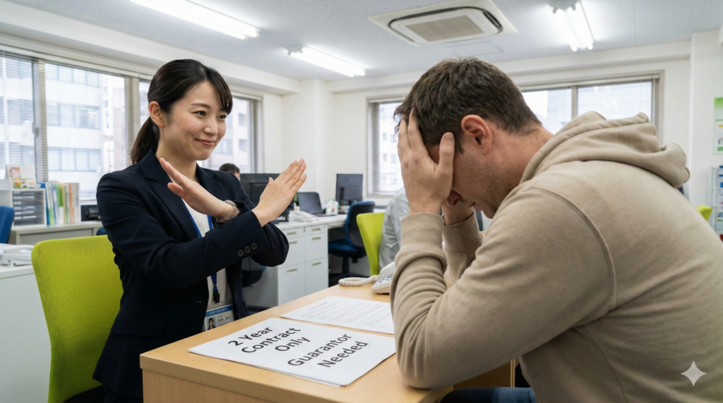 Real Estate Agent will reject you.